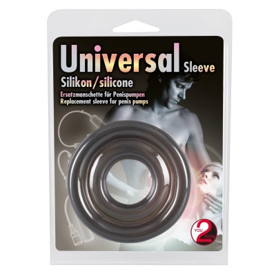 Wymienny Mankiet do Pompek Universal Sleeve – Silikon Medyczny, Średnica Wewnętrzna 3 cm, Kompatybilny z Cylindrami od 6,8 cm - 1 2