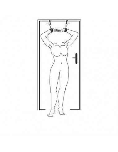 Kajdanki erotyczne Over The Door Wrist Cuffs - Kajdanki erotyczne - 9