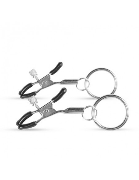 Klamry na sutki Metal Nipple Clamps With Ring - Klamry i klipsy na sutki - 6
