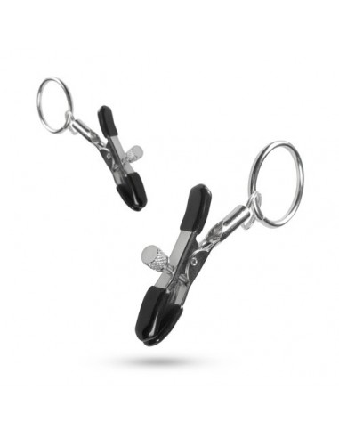 Klamry na sutki Metal Nipple Clamps With Ring - Klamry i klipsy na sutki - 7