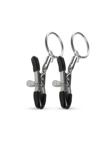 Klamry na sutki Metal Nipple Clamps With Ring - Klamry i klipsy na sutki - 8