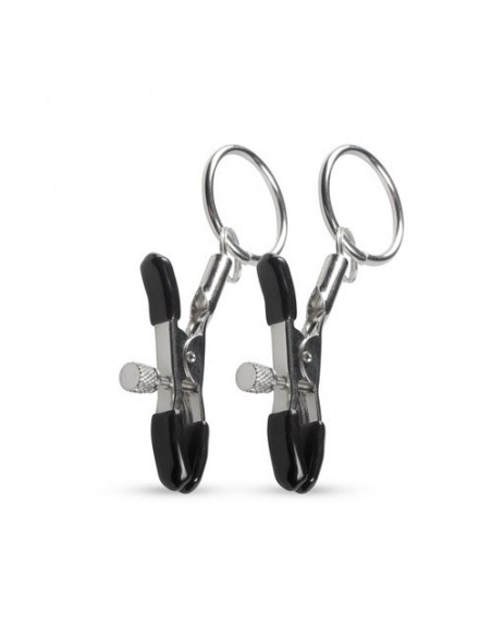 Klamry na sutki Metal Nipple Clamps With Ring - Klamry i klipsy na sutki - 8