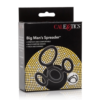 CalExotics Big Man's Spreader 4-ring – silikonowy pierścień erekcyjny, 5 cm - 1 2