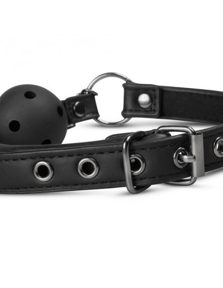 Knebel Open Ball Gag With Nipple Clamps - Kneble do ust - 13