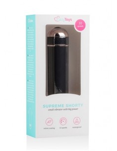 Mini wibrator Supreme Shorty Mini Vibrator Black - Wibratory Mini - 1 2