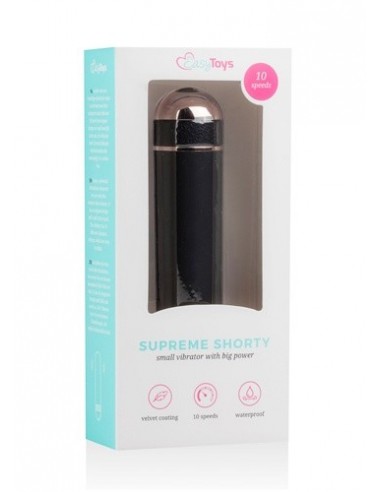 Mini wibrator Supreme Shorty Mini Vibrator Black - Wibratory Mini - 2