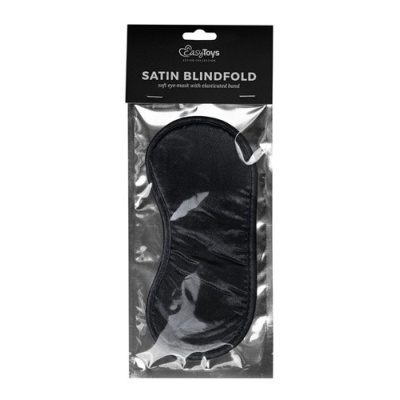 Opaska Na Oczy Black Satin Eye Mask - 1