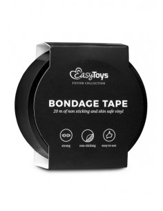 Taśma BDSM Black Bondage Tape 20 m - Taśmy, szarfy do krępowania - 1