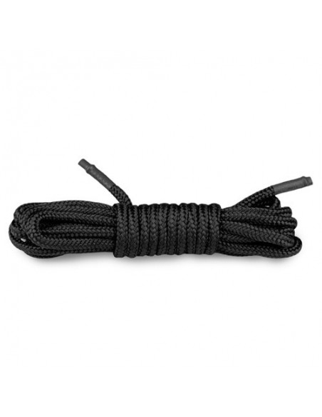 Lina BDSM Black Bondage Rope - 5 m - Liny, sznury BDSM - 8