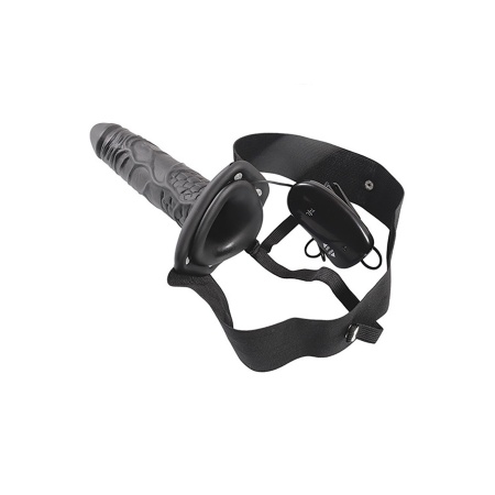 Zastawa Strap-On Real Rapture 8 – Czarna, 22 cm - 2