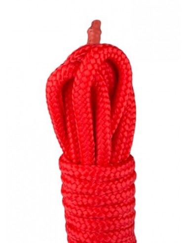 Lina BDSM Red Bondage Rope - 10 m - Liny, sznury BDSM - 3
