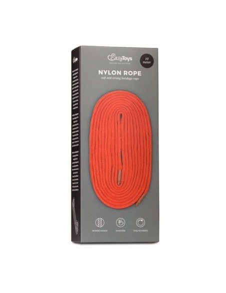 Lina BDSM Red Bondage Rope - 10 m - Liny, sznury BDSM - 6
