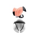 Proteza wibracyjna Strap-On Cavo Real Rapture 8 Flesh z jądrami 20 cm - 3