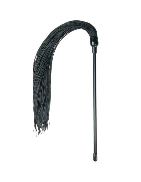 Pejcz BDSM Black Silicone Tickler - Baty, pejcze i packi - 2