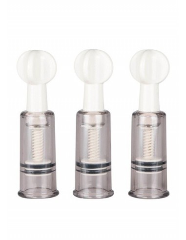 Pompki Na Sutki Nipple / Clit Suckers 3Pcs - Pompki do sutków i pochwy - 3