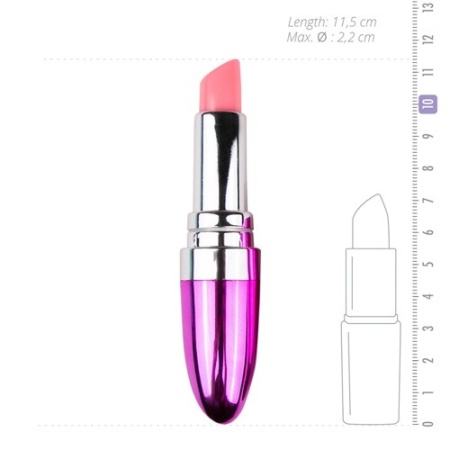 Wibrator Lipstick ABS, wodoodporny, 11,5 cm, średnica 2,2 cm - punktowa stymulacja łechtaczki - 8