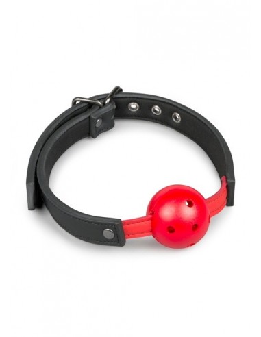Knebel Ball Gag With Pvc Ball - Red - Kneble do ust - 2