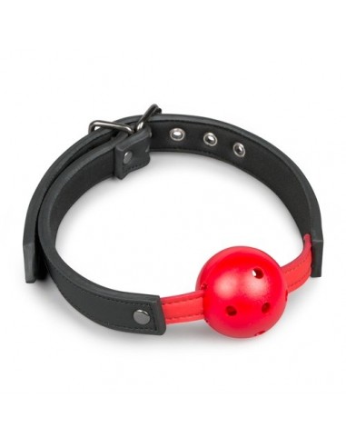 Knebel Ball Gag With Pvc Ball - Red - Kneble do ust - 5