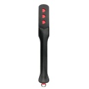 Packa do klapsów Long Leather Paddle With Heart - 2