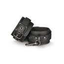 Kajdanki erotyczne Black Leather Handcuffs - 2