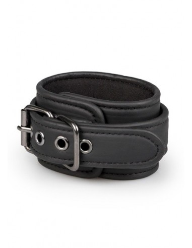 Kajdanki erotyczne Black Leather Handcuffs - Kajdanki erotyczne - 4