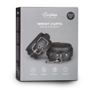 Kajdanki erotyczne Black Leather Handcuffs - 9