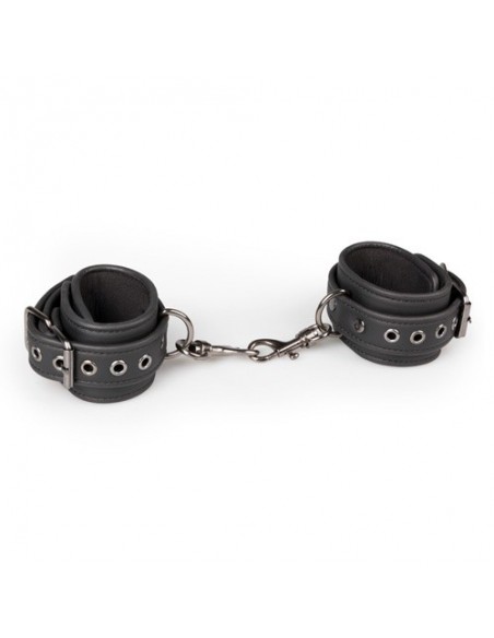 Kajdanki erotyczne Black Leather Handcuffs - Kajdanki erotyczne - 10
