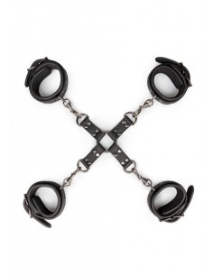Kajdanki erotyczne Hogtie With Hand And Anklecuffs - Kajdanki erotyczne - 1 2