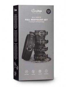 Kajdanki erotyczne Fetish Set With Collar, Ankle- And Wrist Cuffs - Kajdanki erotyczne - 1