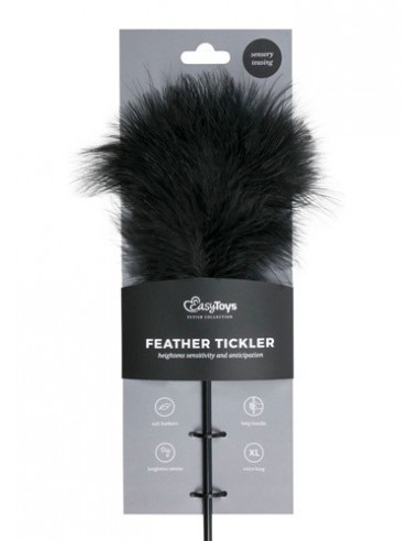 Piórko Do Łaskotania Black Tickler - Long - Piórka do łaskotania - 1