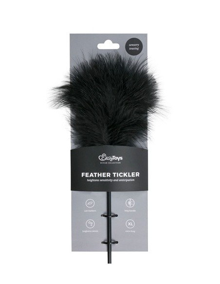 Piórko Do Łaskotania Black Tickler - Long - Piórka do łaskotania - 1