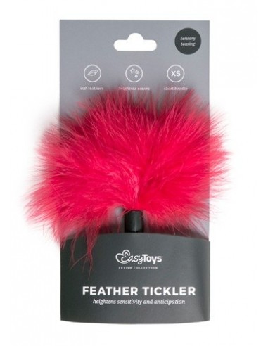 Piórko Do Łaskotania Small Tickler - Red - Piórka do łaskotania - 1