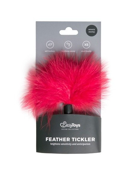 Piórko Do Łaskotania Small Tickler - Red - Piórka do łaskotania - 1