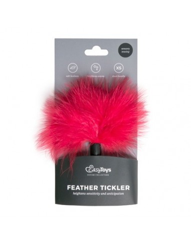 Piórko Do Łaskotania Small Tickler - Red - Piórka do łaskotania - 5