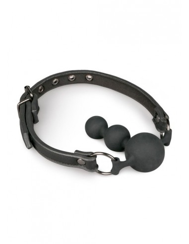 Knebel Ball Gag With Silicone Beads - Kneble do ust - 2