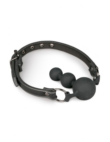 Knebel Ball Gag With Silicone Beads - Kneble do ust - 2