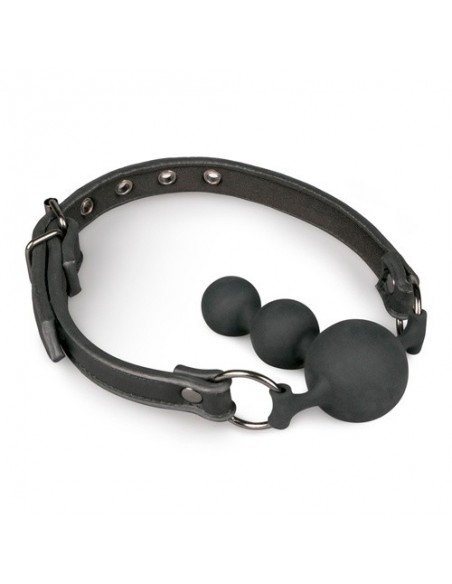 Knebel Ball Gag With Silicone Beads - Kneble do ust - 6