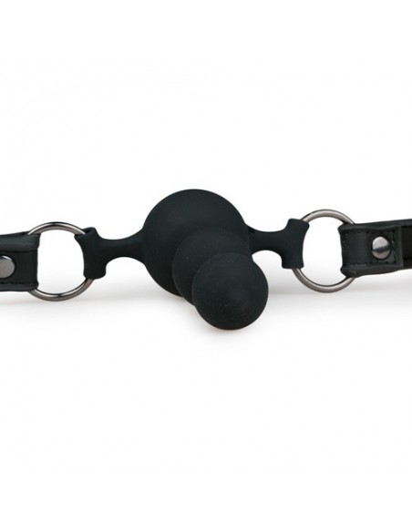 Knebel Ball Gag With Silicone Beads - Kneble do ust - 9