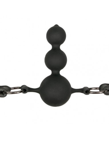 Knebel Ball Gag With Silicone Beads - Kneble do ust - 10