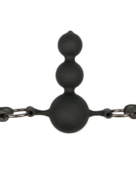 Knebel Ball Gag With Silicone Beads - Kneble do ust - 10