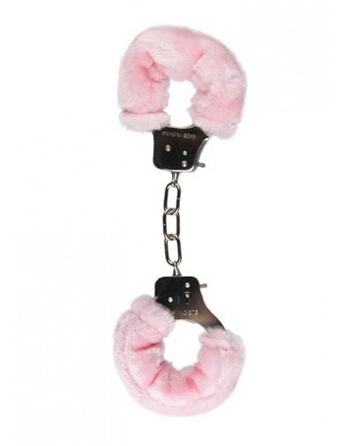 Kajdanki do Sypialni Furry Handcuffs Różowe - Kajdanki erotyczne - 2