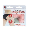 Kajdanki erotyczne Metal Handcuff With Plush Pink - 2
