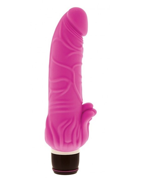 Realistyczny wibrator Purrfect Silicone Classic 7Inch Pink - Wibratory Realistyczne - 1
