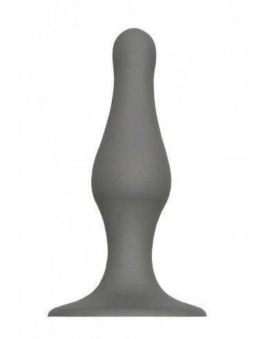 Buttplug Dream Toys Grey Plug With Suction Cup - Korki analne pozostałe - 1