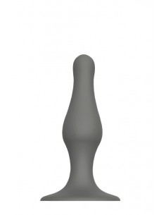 Buttplug Dream Toys Grey Plug With Suction Cup - Korki analne pozostałe - 1