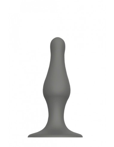 Buttplug Dream Toys Grey Plug With Suction Cup - Korki analne pozostałe - 1