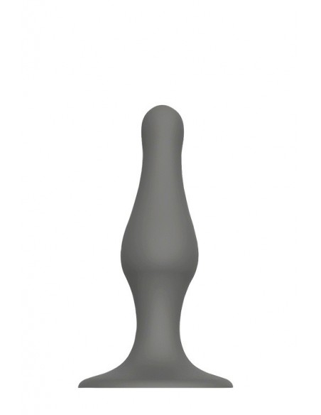 Buttplug Dream Toys Grey Plug With Suction Cup - Korki analne pozostałe - 1