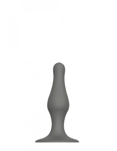 Buttplug Dream Toys Grey Plug With Suction Cup - Korki analne pozostałe - 1