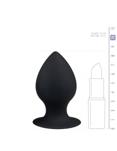 Buttplug Gładki Korek Analny Z Silikonu - Mały - Korki analne silikonowe - 5