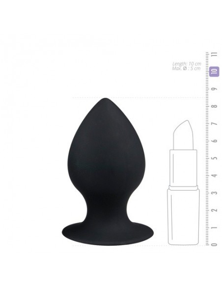 Buttplug Gładki Korek Analny Z Silikonu - Mały - Korki analne silikonowe - 5